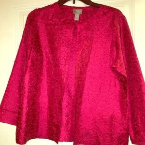 Red Chico’s Travelers Collection Jacket